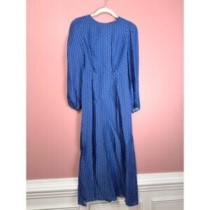 Cefinn Selma Long Sleeve Maxi Dress in Cornflower Blue Size XS/6